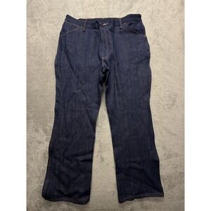 Red Kap Jeans Mens 42x30 Blue Straight Leg 100%‎ Cotton Denim Workwear PD52DNO